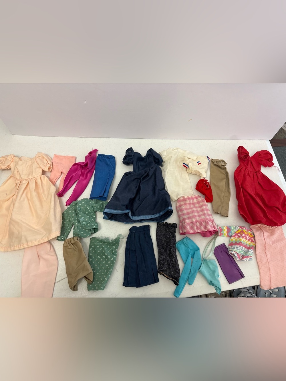 Vtg Various Handmade Barbie Clothes NEED Repairs damaged